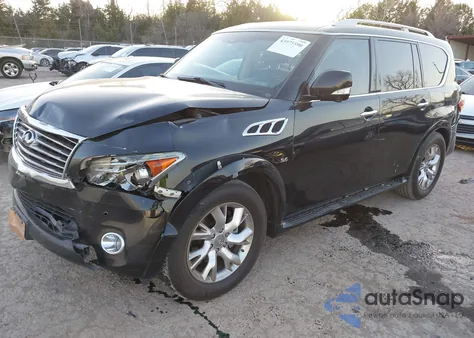 2014 Infiniti Qx80 z USA, uszkodzony, nr VIN JN8AZ2NF6E9553407